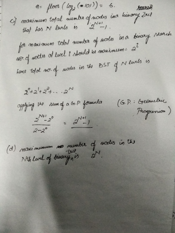 Hoor (loy to1))6. manimun total mumba of mods that hos N lovrls ina March manimum tool numbr af Acl ina ods of Lwel i should