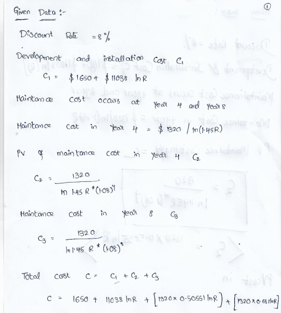 vData 4 Development and étollaton Cost c. Haintonce Cost in Pv main tance CotYed 132 o 2- 32 O Tota Ccst 20 68TnR