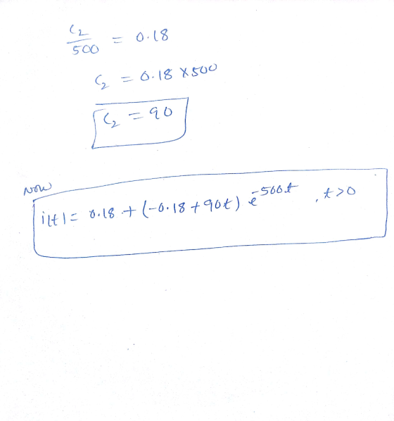 = 0.18 a ) C, = 6.18 x500 C, = १० V Now 56 1161 - 6.18 + (-6. 18 +906)