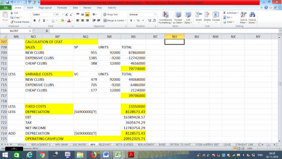 projects (Autosaved) (Autosaved) (Autosaved) - Microsoft Excel (Product Activation Failed) Data Review View Add-Ins - 2x Σ Au