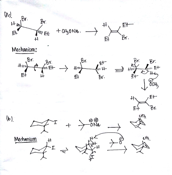 * Mechanism: Br. R . Br. High Et Halil Et E Br. AT + zona + Vechanism