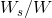 W_{s} / W
