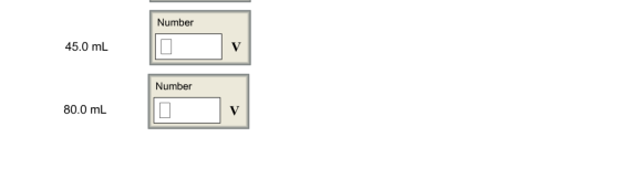 Number 45.0 mL Number 80.0 mL