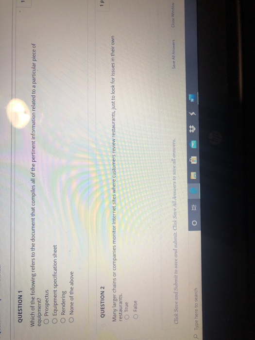 QUESTION 1 Which of the following refers to the document that compiles all of the pertinent information related to a particul