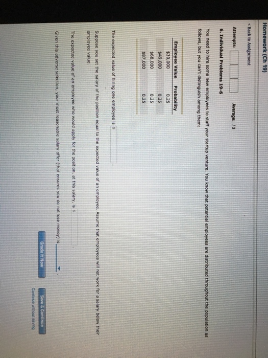 Average: /3 follows, but you cant distinguish among them: 0.25 employee value.