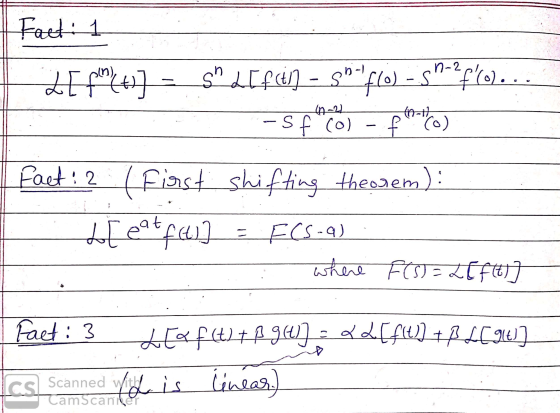 Fact: 1 2[fm (4) s L[fc] - $hf(0) = 5-250)... 42-22 16-1) -Sf 0) f(o) Fact! 2 (First ( First shifting shifting the onem):