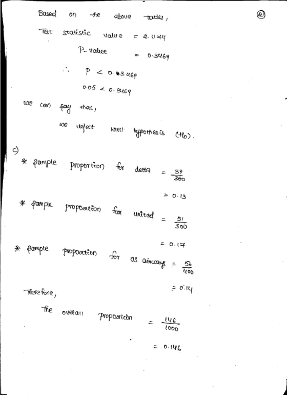Based on abeoe Tet statistic valu e uy P- volae 0.3469 0 05 0. toe can ^o% *hat, Aedalect Nut! hypothesis CH0) tron for deta =-39 autton unt 300 ttton US On 400 o. ere fore looo ニo.tup