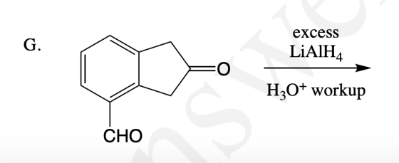 G. excess LiAlH4 H3O+ workup CHO
