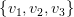 \left \{ v_{1},v_{2},v_{3} \right \}