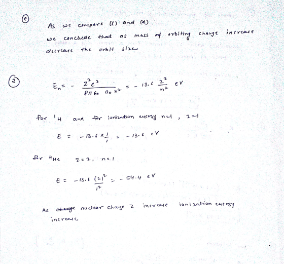 o Compare c) an (d) 2 2 rn aun