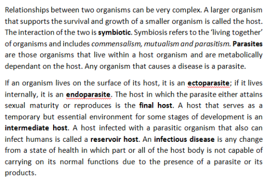 Relationships between two organisms can be very complex. A larger organism that supports the survival and growth of a smaller