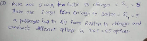 C) These axe 5woy them Boston to chcao5 Theze aae Soays fom Chicago to Raston- 5 a passenges hos to s oston to diazgo avd