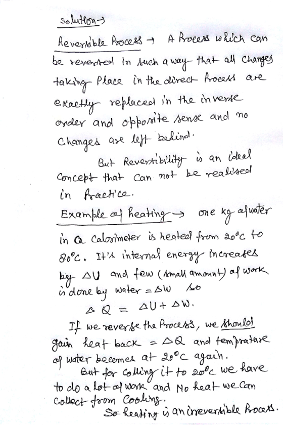 Solution:う tokinケPla収 čnHadirea-A.oee n are and ophomte venk and no changes a* 싸卜behind Concept that Can ot he rea wseol in frachca waler in a calonmeer healed fron a e to w ht LSU and few (Amau amount Jaun heat bacx aater becemex at ,c agaih todo a lota) won. and No Reat we an Colect trom Coblns