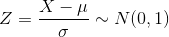 η X -μ Ν(0, 1)