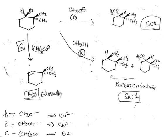 # BT C4200 HO CH3 CH₂ Tu Cao TU CH3 Tort w achts PICH Racemic mixtune 62 Eliminating (SNI d.. Citso- B-CH₂OH C-(CH3),co » SN?