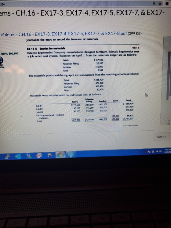 a ems - CH.16 - EX17-3, EX17-4, EX17-5, EX17-7, & EX17- oblems - CH.16 - EX17-3, EX17-4, EX17-5, EX 17-7, & EX17-8.pdf (399 K