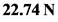 22.74 N
