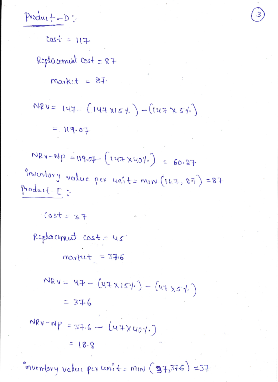 Produit-D! Cost = 117 Replacement cost = 87 market = 87 NRUS 147-6147 X154.) -(147 X54) 3.119.07 NRV-N0p = 119.06 (147x404.)