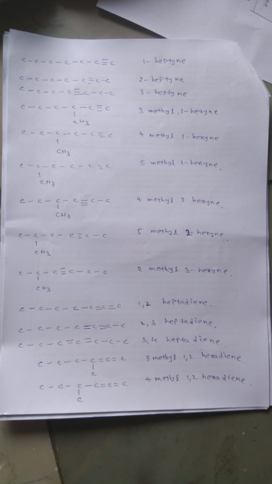 - hepty ne 3 - hepty ne 千methsk 1-henyne C11 S nethyl-henyn e CH3 methymyne CH3 ene c,3 hep tadiene