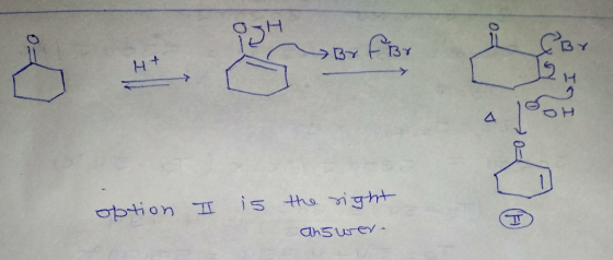 H+ I WI 4 option II is the right answer-