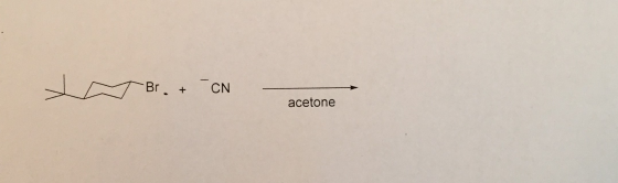 Br + CN acetone