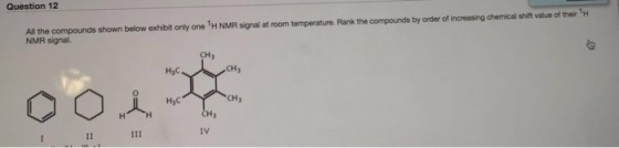 All the compounds shown below exhibit only one^1H