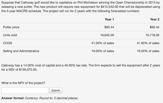 Suppose that Calloway golf would like to capitalize on Phil Michelson winning the Open Championship in 2013 by releasing a ne
