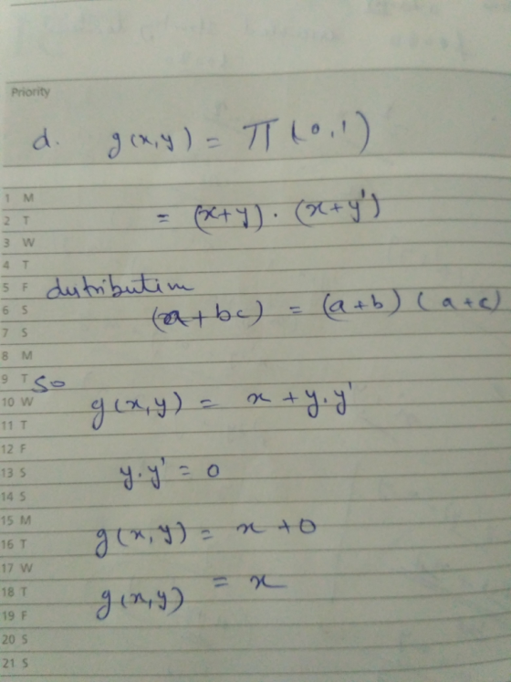 Priority 1 M 3 w 4 T 8 M 10 w 11 T 12 F 13 S 14 s 15 M 16 T 17 W 18 T 19 F 20 S 21 s
