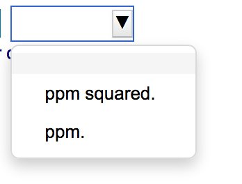 ppm squared ppm