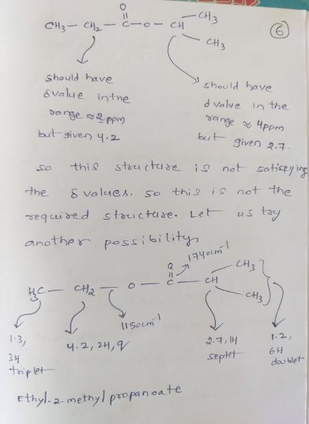 -CH2 CH2- CA, - Céo - CH - CH3 Should have svalue in the sange sepp but givers 4.2 I should have d value in the sange x 4ppm