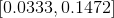 [0.0333,0.1472]