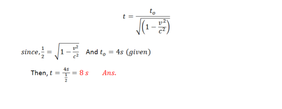 to 1 1- 2 since, 2= 11 And to 4s (given ) Then, t = T = 8 s Ans. 2