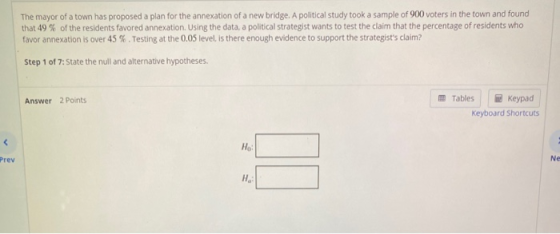 The mayor of a town has proposed a plan for the annexation of a new bridge. A political study took a sample of 900 voters in