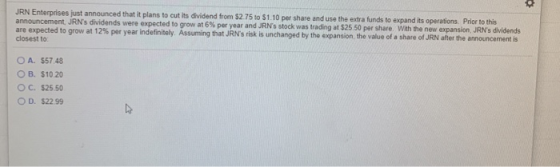 JRN Enterprises just announced that it plans to cut its dividend from $2.75 to $1.10 per share and use the extra funds to exp