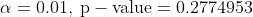 0.01, p-value 0.2774953
