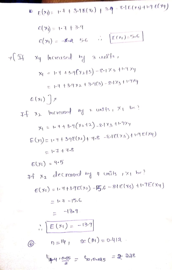 E(x) 3-1 E(%) IE() E)5.G 5.G ()a t3.92 390)-8.1X31 E)J be 2un ts E C) 739E(x2)4 7.8 -81E(ya)fEy) 1.7+.8 EI) f2 decrcased by u