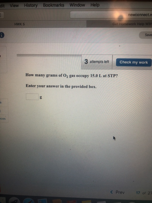 dit View History Bookmarks Window Help newconnect. H = Get Homework Help With Save 3 attempts left Check my work How many gra