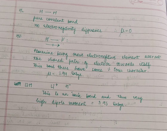 Page H2 H - H pure covalent bond no Electro negitivity har difference l=0 HE Floutrine being the shared This bond thus - M =