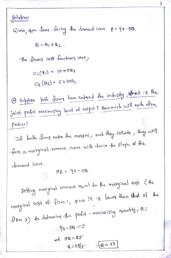 Solution: Given,如-Rns.fac -he darnord arve p.qo.sa. rn8 ma imiSin Hscs much damand Grve. horgino hroxanal co eymine