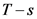 Т-s
