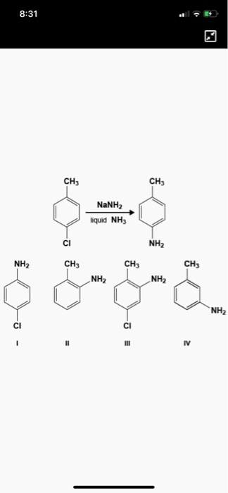 8:31 NaNH2 liquid NH3