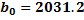 bo = 2031.2