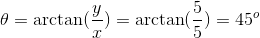 θ arctan