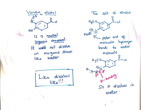 salt of vanlli Нас to lS Q neuhal Na4 el polar erd op moleule hydros nut Orm pounc moleuule IİRo wdtr