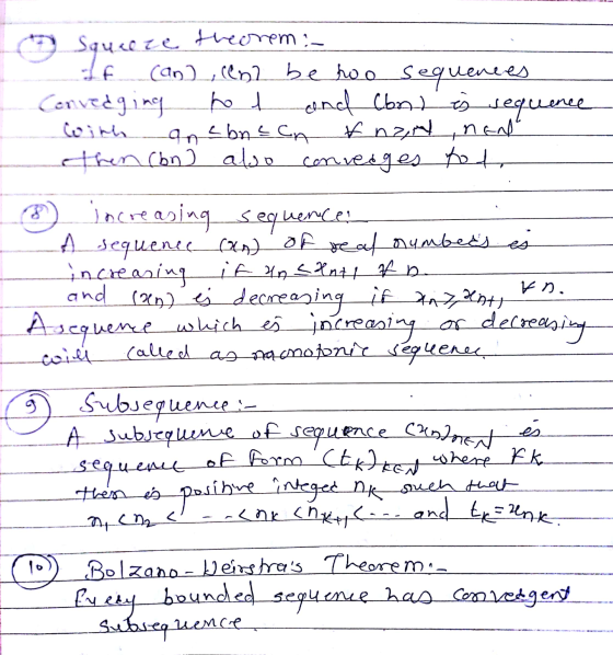 of b rn. La Squeeze theorem: If can, Co2 be hoo sequences Convedging to l and Cond is sequence with an abne ca fnad, nando th