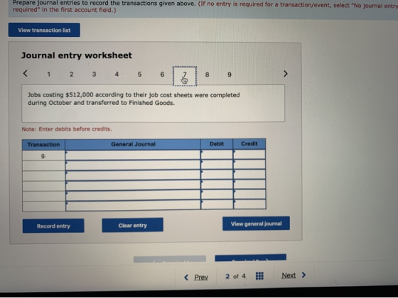 Prepare yournal entries to record the transactions given above. (If no entry is required for a transaction/event, select No