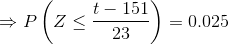 =P(z=-352) – 0.025