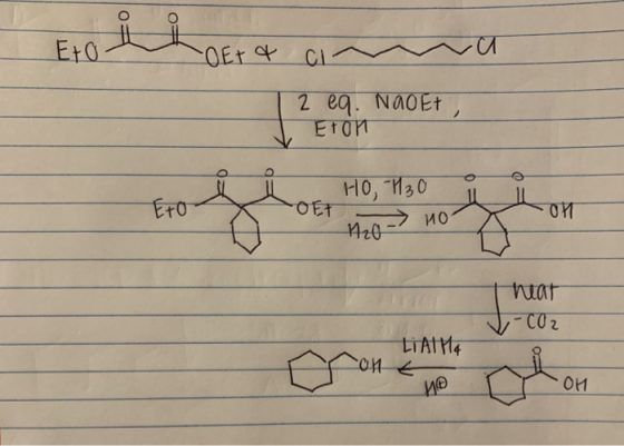 Ero i i -OEr & an wa 2 eq. NaOet Erol Ero og HO-130 OET > HO H2O OM neat - CO2 Li ATMA colt Ho ой
