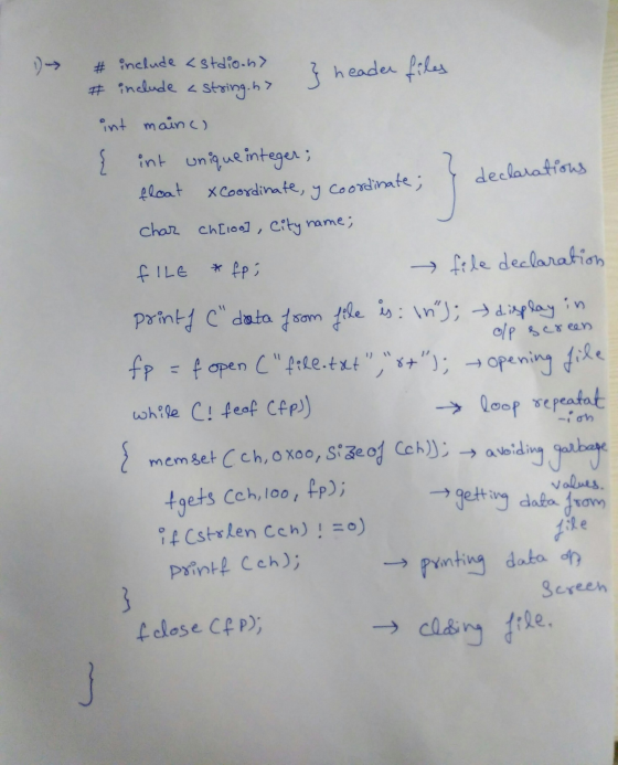 Include <stdo.h? include <stging.h> )→ # そheader 込 ant main t intge declara tious chal chlios], City name → file declaration