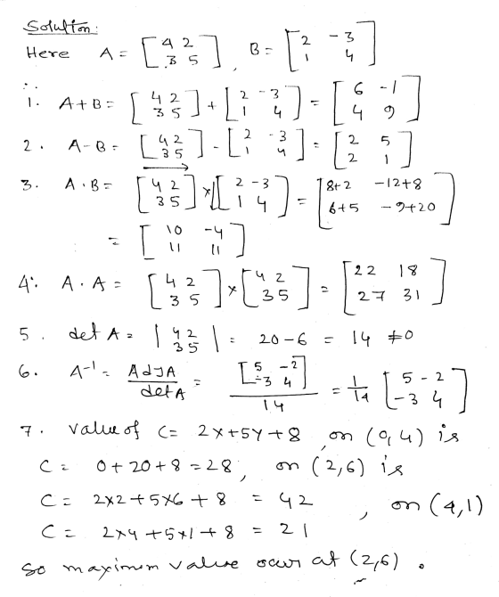 A = ra27 L35 J 1 1. At I 4 27 1 2 solution: - 542 7 8=T? -:] Here Ate=593]+[} ]-T6 ] 2. A-B- T 2 5 7 2 1] 3. A.8= [] [14] - 1